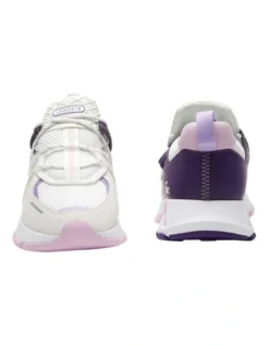 Lacoste L003 Textile Sneakers In White/Purple 10 Lacoste L003 Textile Sneakers In White/Purple -Dune London Shoes Shop 949707550 5 720x928