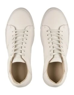 Vice Leather Sneakers In Grey -Dune London Shoes Shop 950399200 3 720x928