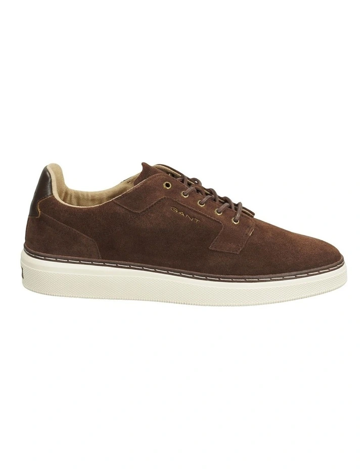 Gant San Prep Twill Suede Sneaker In Dark Brown 1 Gant San Prep Twill Suede Sneaker In Dark Brown