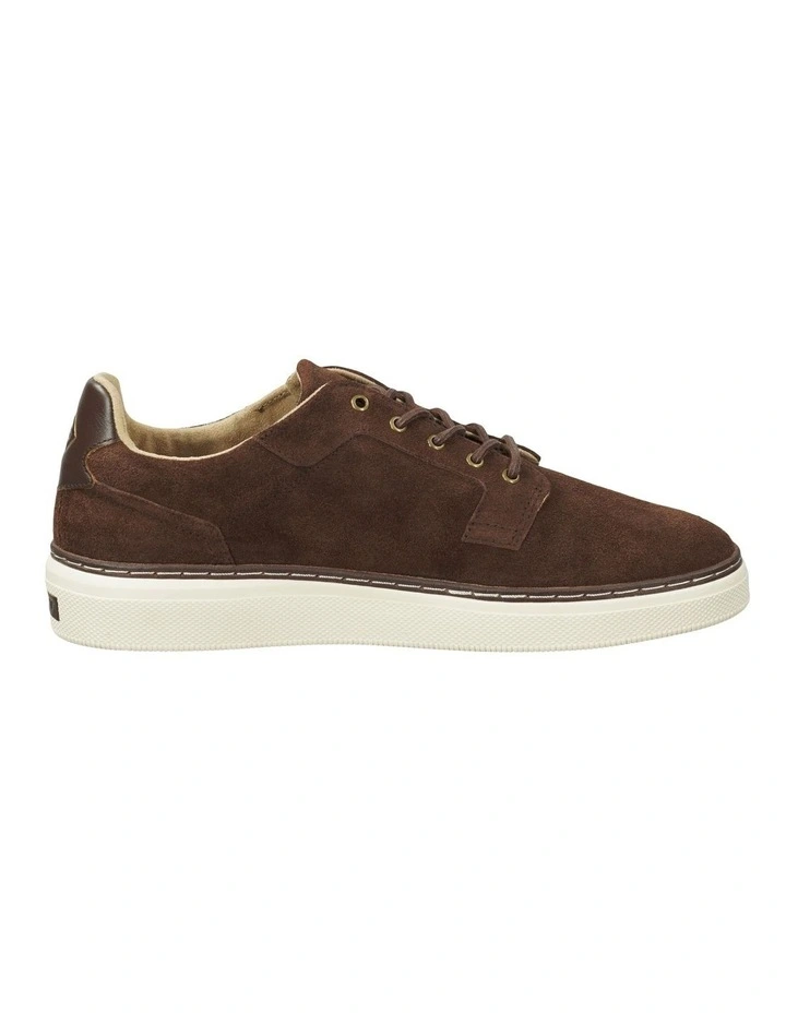 Gant San Prep Twill Suede Sneaker In Dark Brown 5 Gant San Prep Twill Suede Sneaker In Dark Brown - Image 5
