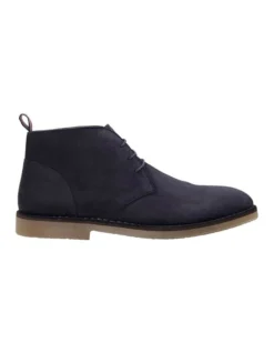 Dune London Cash Boots In Navy
