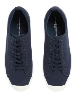 French Connection Hamish Canvas Sneaker -Dune London Shoes Shop 954355780 954352540 3 720x928