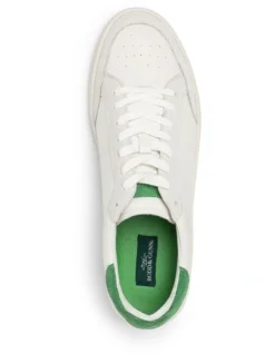 Sussex Street Sneaker In Chalk/Emerald -Dune London Shoes Shop 955433350 5 720x928