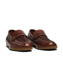 Gisborne Huarache Slip On In Redwood -Dune London Shoes Shop 955433710 4 720x928