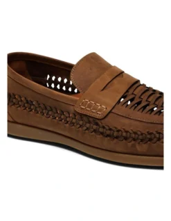 Gisborne Huarache Slip On In Tropical Birch -Dune London Shoes Shop 955433800 4 720x928