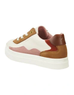 Gant Avona Leather Sneaker In Cream/Multi -Dune London Shoes Shop 957206170 4 720x928