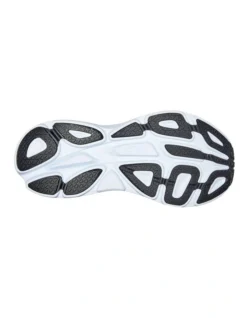 Hoka One One Bondi 8 Wide Mens Running Shoes In Black/White -Dune London Shoes Shop 958000330 4 720x928