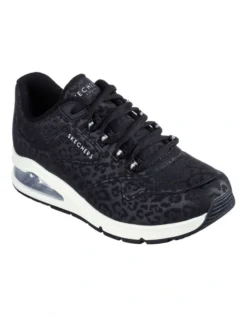 Skechers Uno 2 In-Kat-Neato Sneaker In Black
