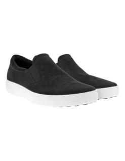 ECCO Soft 7 Sneaker In Black -Dune London Shoes Shop 965622250 5 720x928
