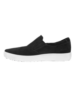 ECCO Soft 7 Sneaker In Black -Dune London Shoes Shop 965622250 6 720x928