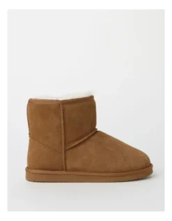 SOHO Aleah Slipper In Chestnut Sheepskin
