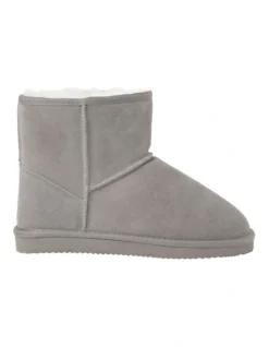 SOHO Aleah Slipper In Grey Sheepskin