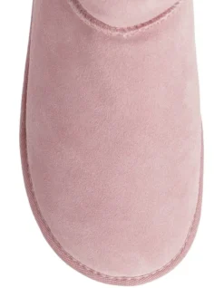 SOHO Aleah Slipper In Pink Sheepskin -Dune London Shoes Shop 966135970 5 2 720x928