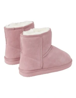 SOHO Aleah Slipper In Pink Sheepskin -Dune London Shoes Shop 966135970 7 2 720x928
