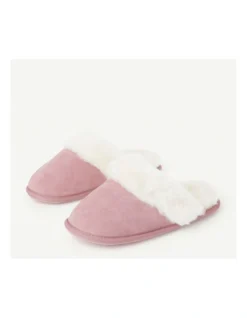 SOHO Felix Slipper In Pink Sheepskin In Pink -Dune London Shoes Shop 966136150 3 1 720x928