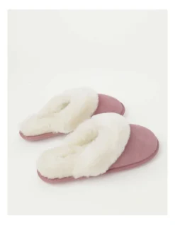 SOHO Felix Slipper In Pink Sheepskin In Pink -Dune London Shoes Shop 966136150 5 1 720x928