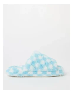 SOHO Checkerboard Slipper In Blue