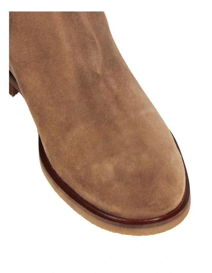Richmond Boot In Beige Suede 4 Richmond Boot In Beige Suede - Image 4