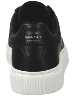Gant Mc Julien Leather Sneaker In Black -Dune London Shoes Shop 968727430 3 720x928