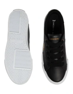Lacoste Ziane Platform Leather Sneaker In Black -Dune London Shoes Shop 973933840 4 720x928