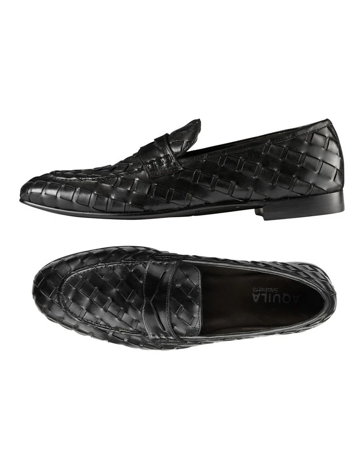Giovanni Leather Loafers In Black 2 Giovanni Leather Loafers In Black - Image 2