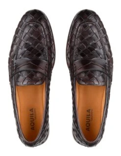 Giovanni Leather Loafers In Brown -Dune London Shoes Shop 974366020 3 720x928