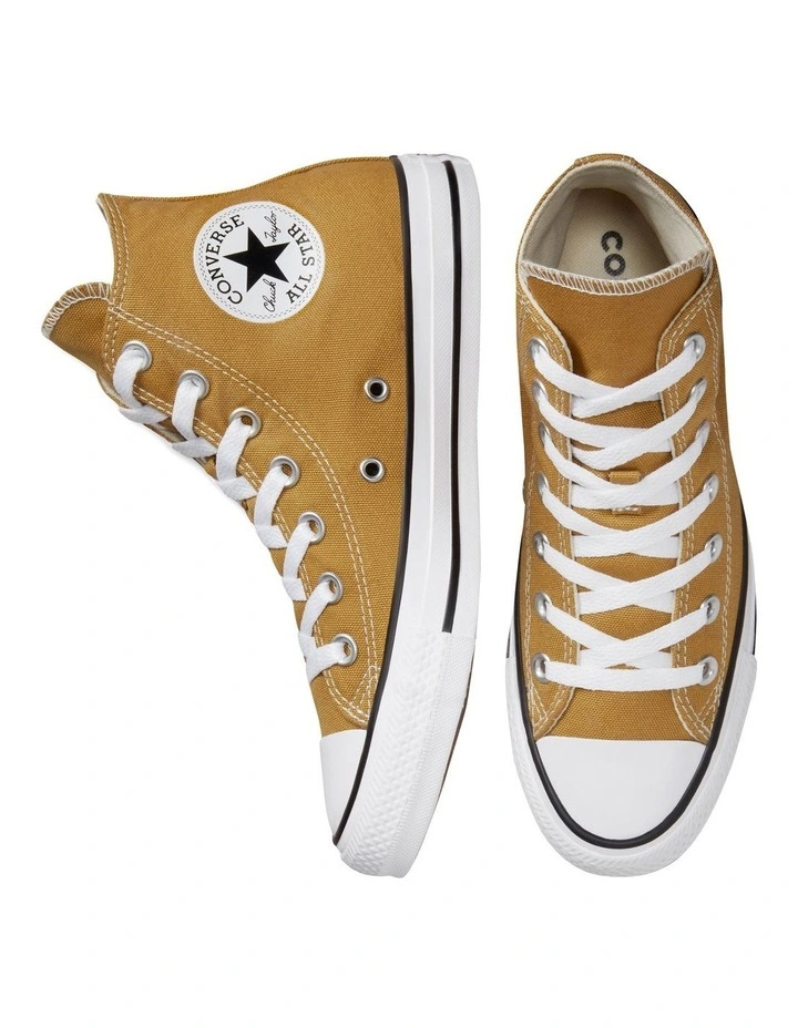 Converse Chuck Taylor All Star Hi In Yellow 5 Converse Chuck Taylor All Star Hi In Yellow - Image 5