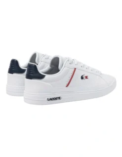 Lacoste Europa Pro Tri Sneakers In White/Navy -Dune London Shoes Shop 974582380 3 720x928
