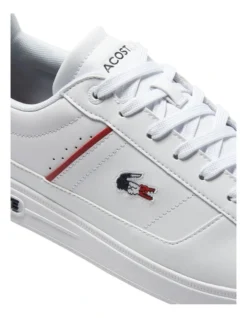 Lacoste Europa Pro Tri Sneakers In White/Navy -Dune London Shoes Shop 974582380 6 720x928
