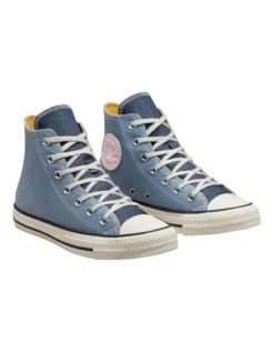 Converse Chuck Taylor All Star Demin Hi Top In Blue -Dune London Shoes Shop 974664190 4 720x928