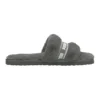 Puma Fluff Slippers In Grey