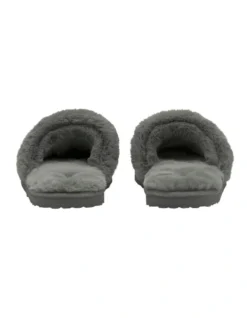 Puma Fluff Slippers In Grey 6 Puma Fluff Slippers In Grey -Dune London Shoes Shop 975225790 3 720x928