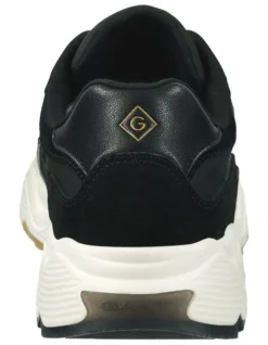 Gant Nicerwill Leather Sneaker In Black -Dune London Shoes Shop 975233080 3 720x928