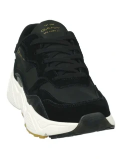 Gant Nicerwill Leather Sneaker In Black -Dune London Shoes Shop 975233080 5 720x928