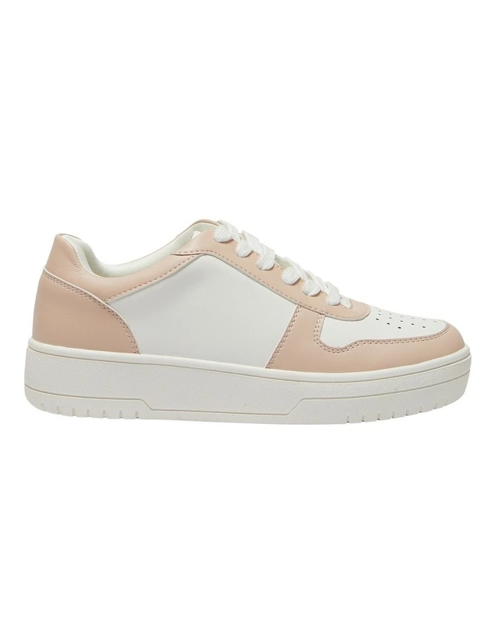 Fraser Smooth Sneakers In White/Blush 1 Fraser Smooth Sneakers In White/Blush