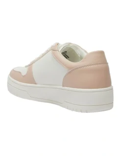 Fraser Smooth Sneakers In White/Blush 12 Fraser Smooth Sneakers In White/Blush -Dune London Shoes Shop 977444200 6 720x928