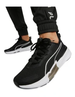 Puma PWRFRAME TR 2 Trainer In Black/White -Dune London Shoes Shop 977774140 5 720x928