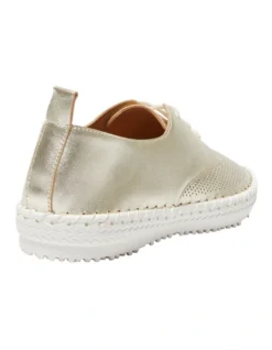 Ripley Sneakers In Soft Gold Leather -Dune London Shoes Shop 979012810 4 720x928