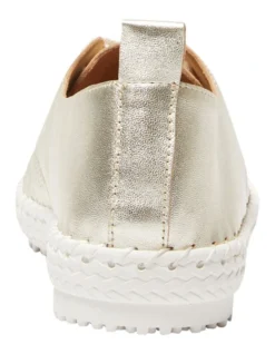 Ripley Sneakers In Soft Gold Leather -Dune London Shoes Shop 979012810 5 720x928