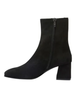 Suede Hampton Boots In Black Stretch 9 Suede Hampton Boots In Black Stretch -Dune London Shoes Shop 979030000 3 720x928