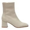 Hampton Heeled Boots In Nude Stretch