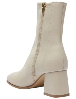 Hampton Heeled Boots In Nude Stretch -Dune London Shoes Shop 979031260 6 720x928