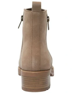 Indigo Boots In Taupe Suede -Dune London Shoes Shop 979039720 5 720x928