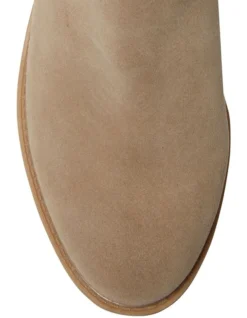 Indigo Boots In Taupe Suede -Dune London Shoes Shop 979039720 7 720x928