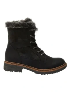 Bailey Boots In Black Micro