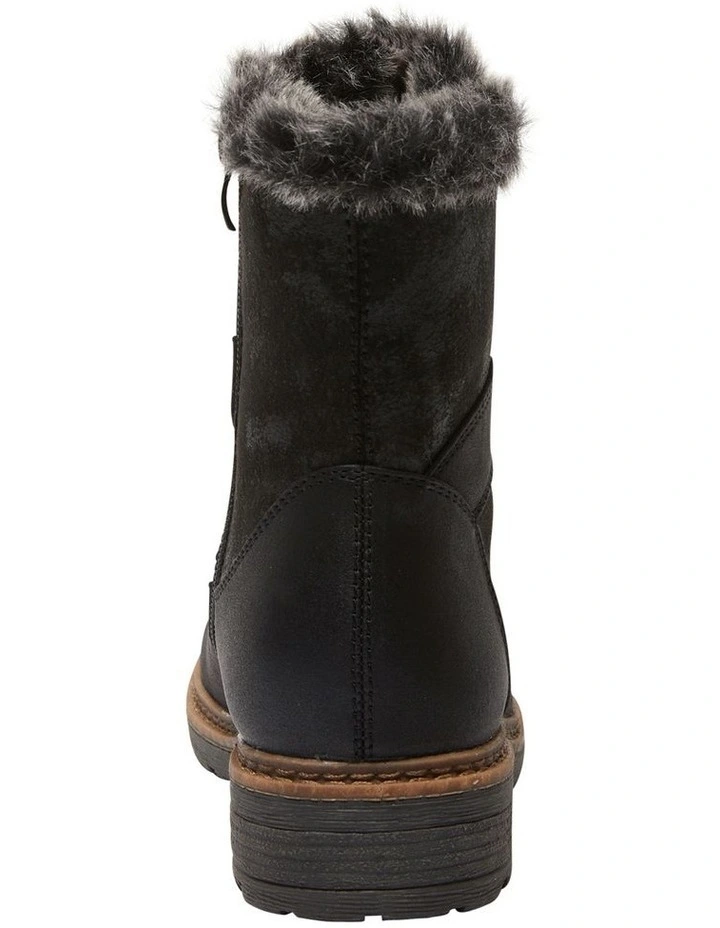 Bailey Boots In Black Micro 5 Bailey Boots In Black Micro - Image 5