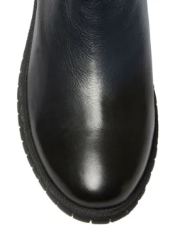 Factor Boots In Black Leather -Dune London Shoes Shop 979056550 7 720x928