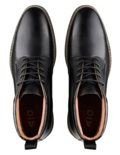 Tillman Leather Chukka Boots In Black -Dune London Shoes Shop 979409170 3 720x928