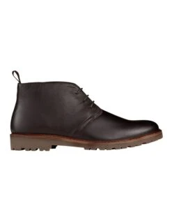 Perkins Leather Chukka Boots In Brown
