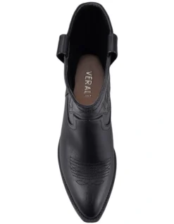 Howdy Cowboy Boots In Black -Dune London Shoes Shop 980559100 4 720x928